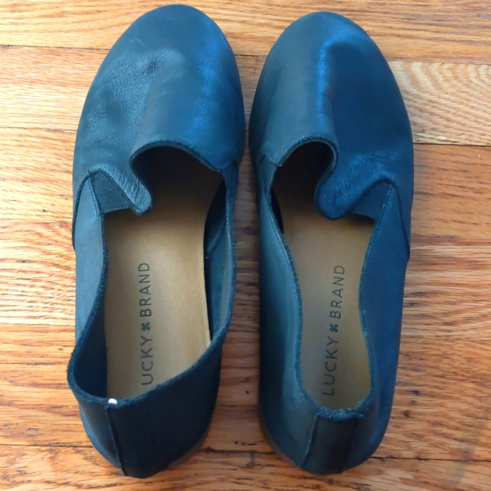 Lucky Brand Black Loafers